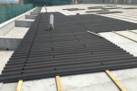 Bitumen Corrugated Sheet Lightweight Roof Tile