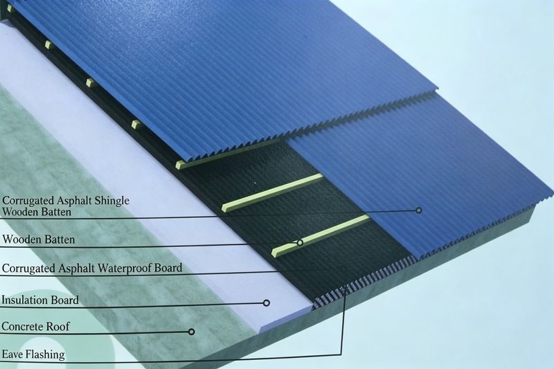 Durable Bitumen Corrugated Roofing Panel